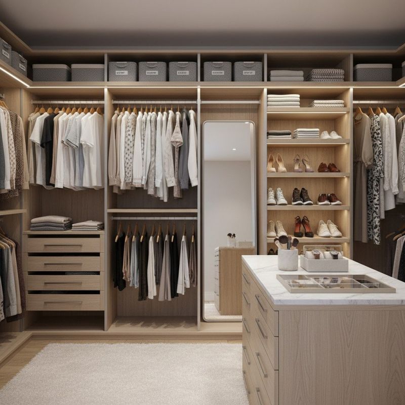 How Closet Installation Improves Home Organization